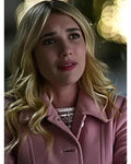 Emma Roberts About Fate Pink Coat