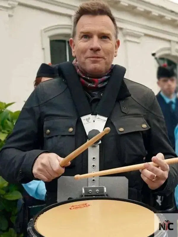 Ewan McGregor Long Way Home S01 Black Jacket Clanton Jacket