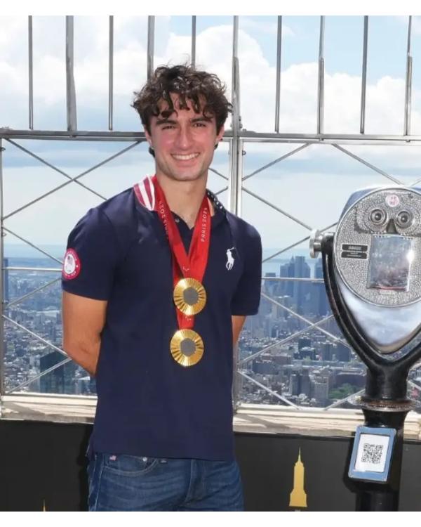 Ezra Frech Empire State Building Polo T-Shirt Clanton Jacket