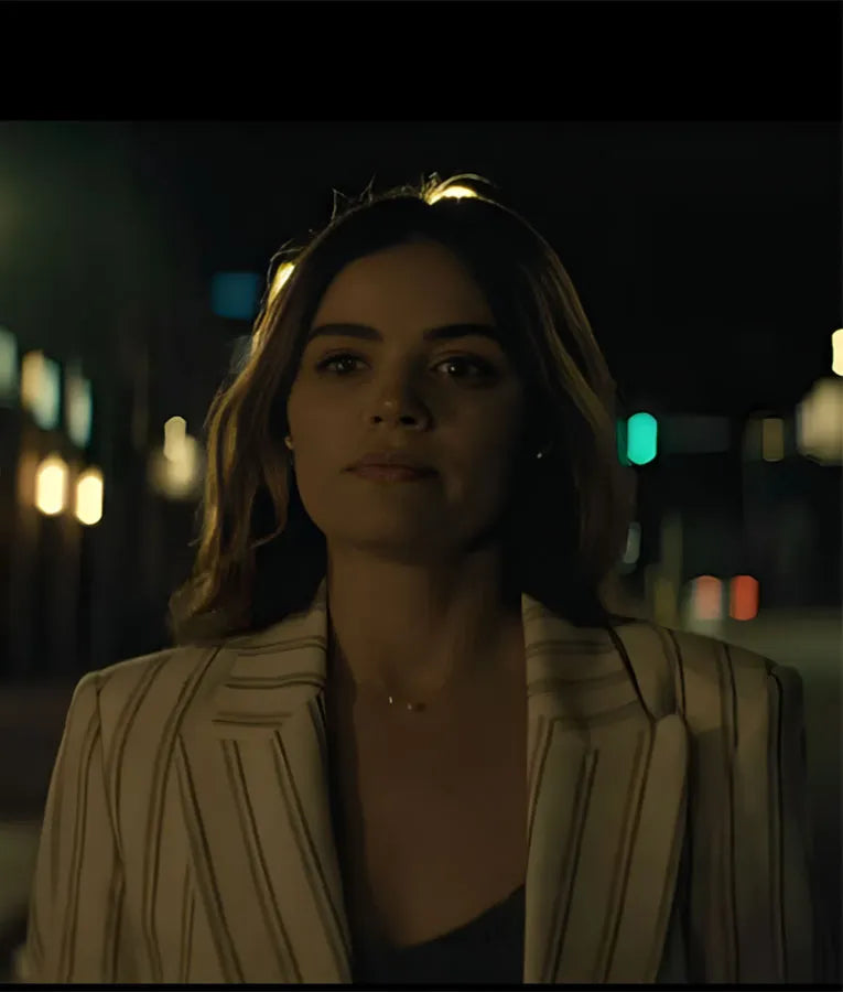 F*** Marry Kill Lucy Hale Stripe Blazer