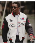F1 Movie Damson Idris x APXGP Racing Varsity Jacket Clanton Jacket