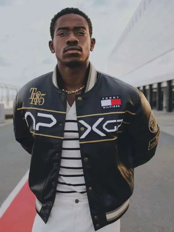 F1 Movie Damson Idris APXGP Varsity Jacket Clanton Jacket