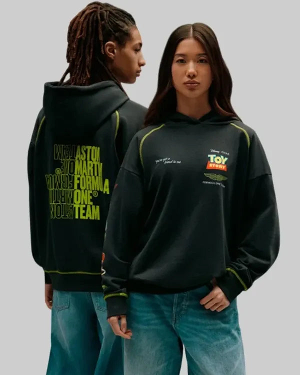 F1 Aston Martin X Toy Story Black Hoodie