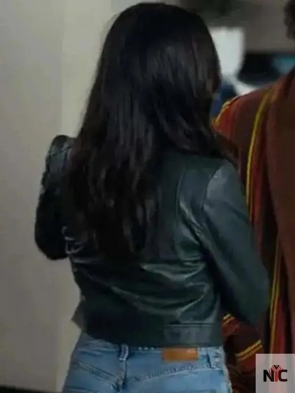 FUBAR S02 Emma Brunner Black Leather Jacket Clanton Jacket