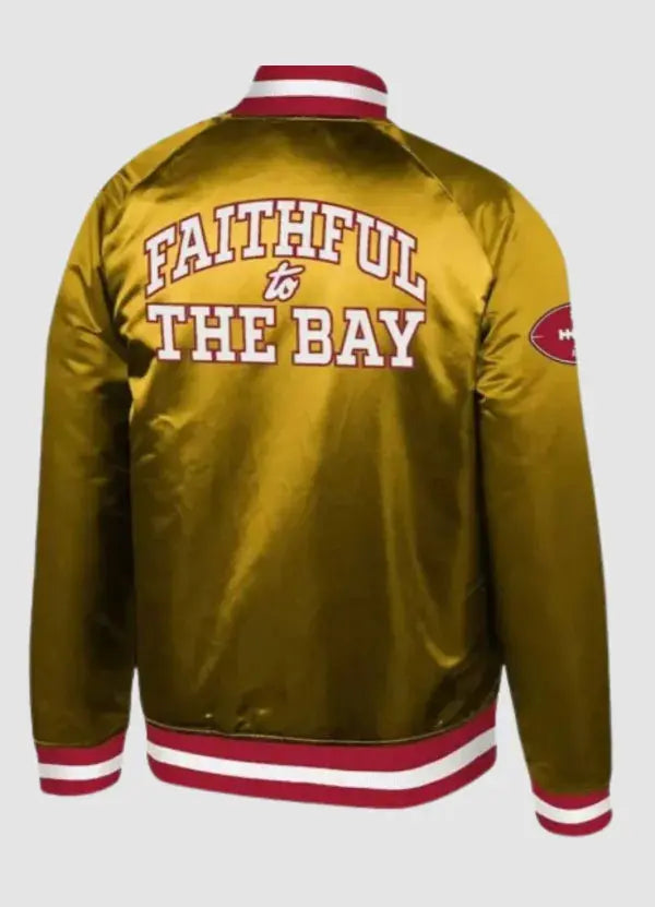 Faithful To The Bay 49ers Golden Bomber Jacket