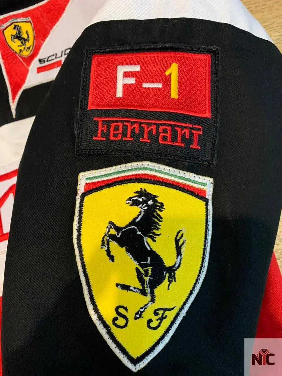Ferrari F1 90s Vintage Racing Bomber Jacket Clanton Jacket