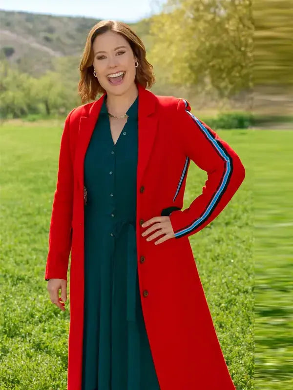 Finding Mr. Christmas S02 Melissa Peterman Red Coat