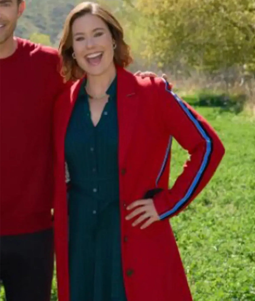 Finding Mr Christmas S02 Ashley William Side Stripe Coat