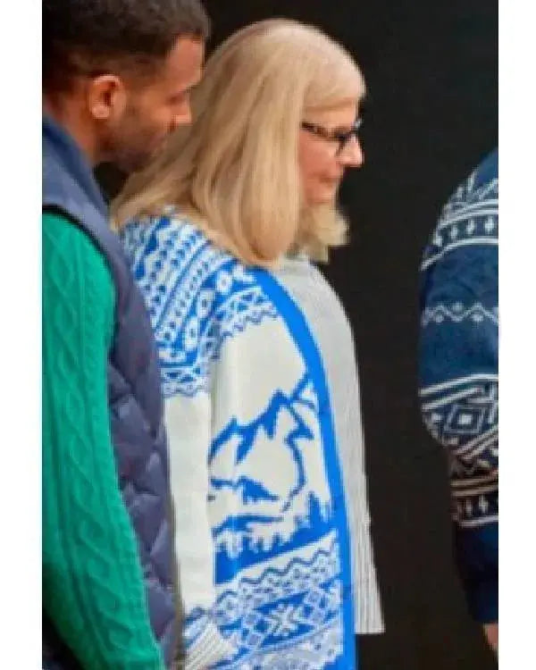 Finding Mr Christmas S02 V-Neck Mountain Cardigan