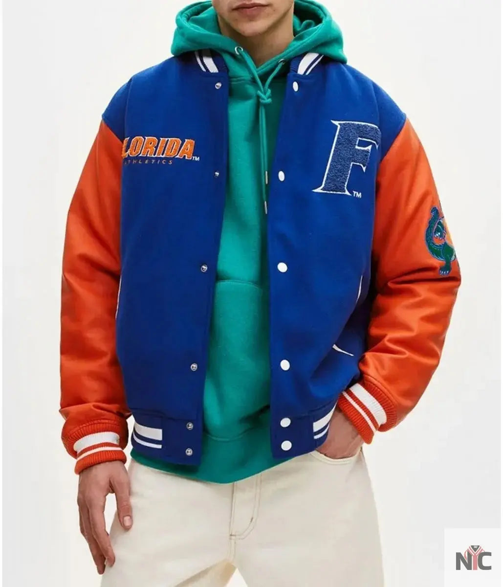 Florida Gators Letterman Royal Jacket Clanton Jacket