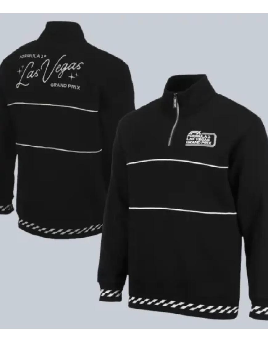 Formula 1 Las Vegas Grand Prix Black Sweatshirt Clanton Jacket
