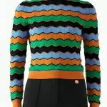 Found S02 Gabrielle Walsh Multi Striped Sweater