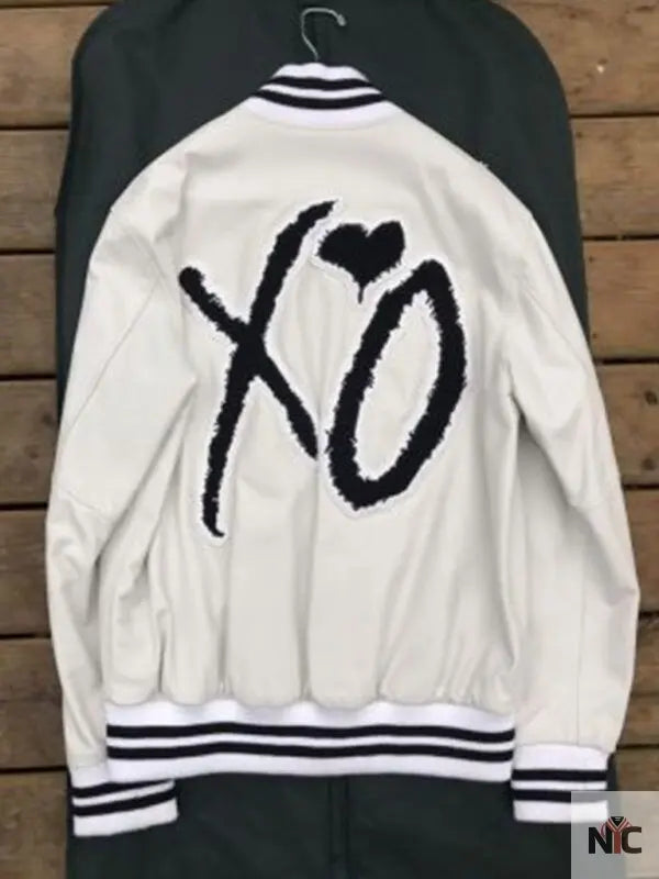 Future XO Varsity White Jacket Clanton Jacket