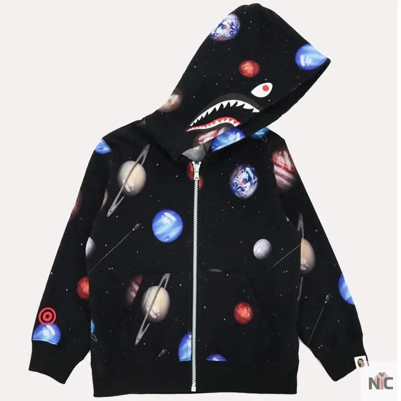 Galaxy Bape Hoodie - Clanton Jacket