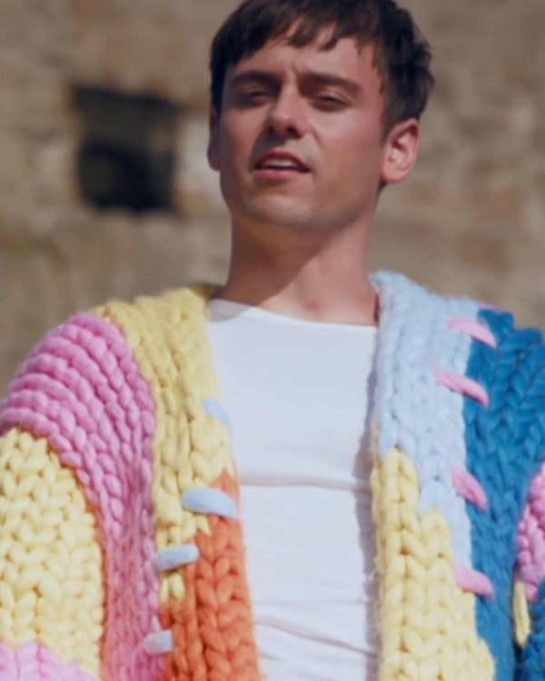 Game Of Wool Britains Best Knitter Tom Daley Knit Cardigan