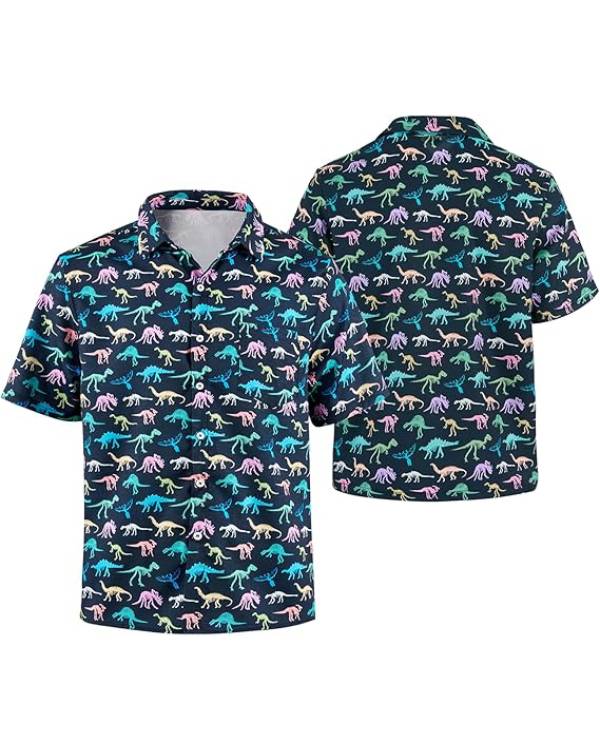 Game Changer Dinosaur Print Shirt Clanton Jacket