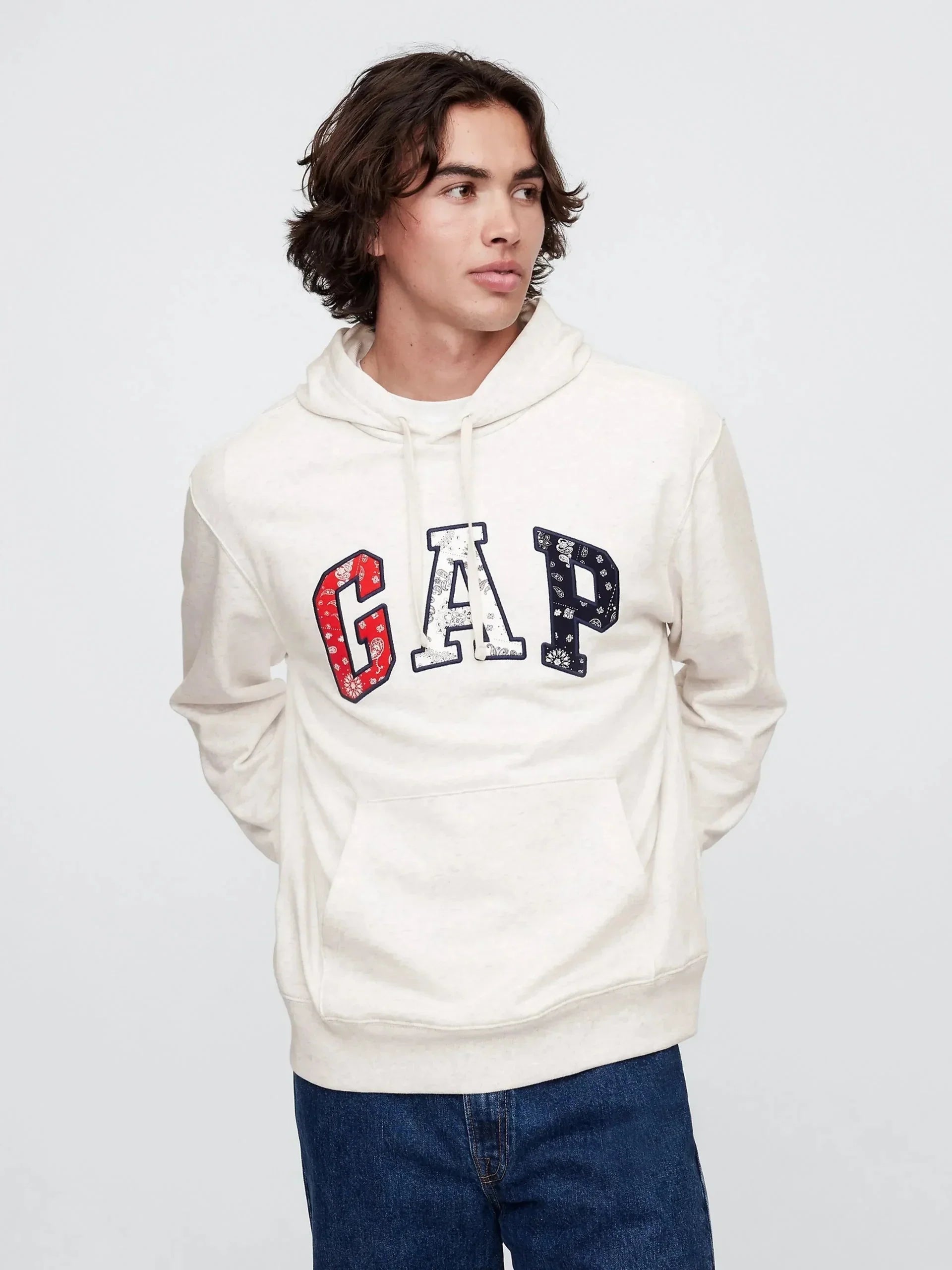 Gap Logo Oversized Fleece Hoodie Clanton Jacket
