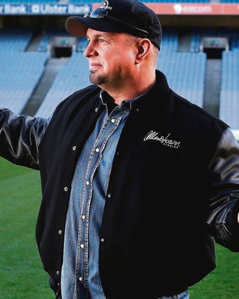 Garth Brooks Varsity Jacket Clanton Jacket