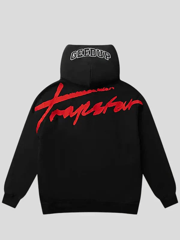 Geedup x Trapstar Black Hooded Jacket Clanton Jacket