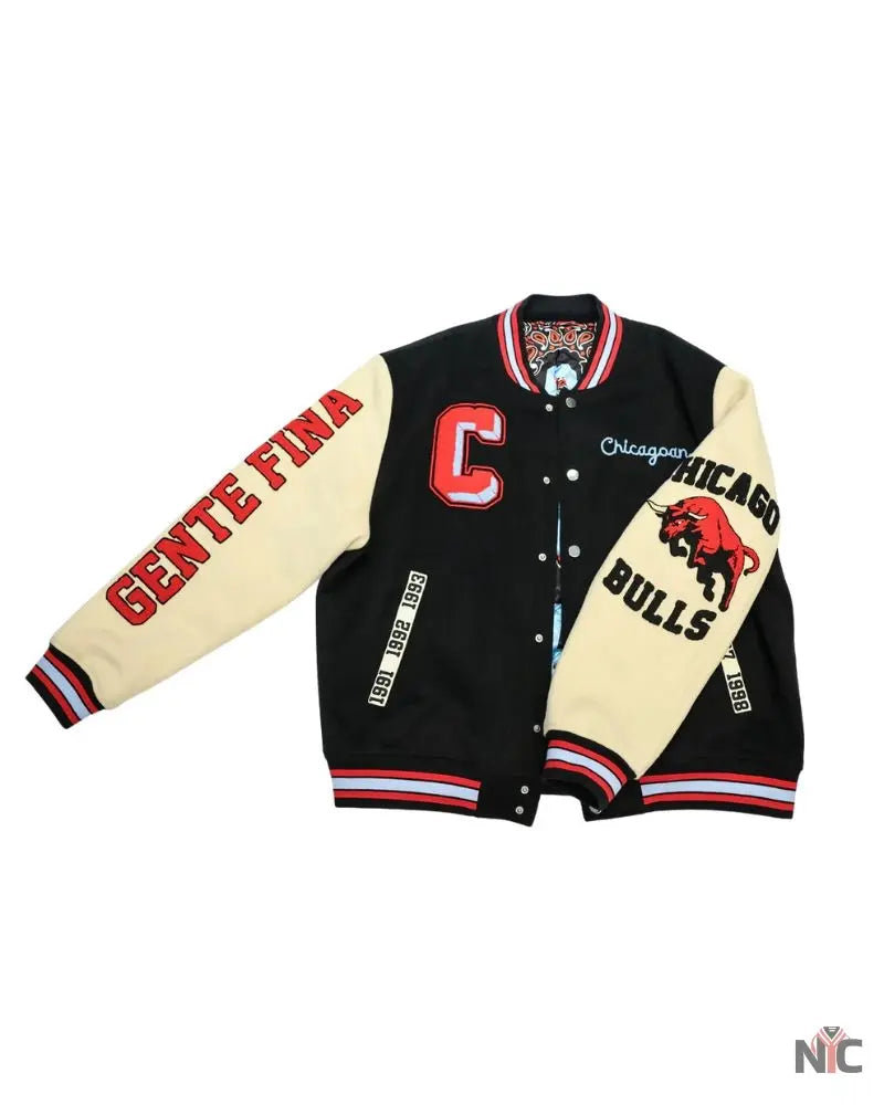 Gente Fina X Chicago Bulls Varsity Jacket Clanton Jacket