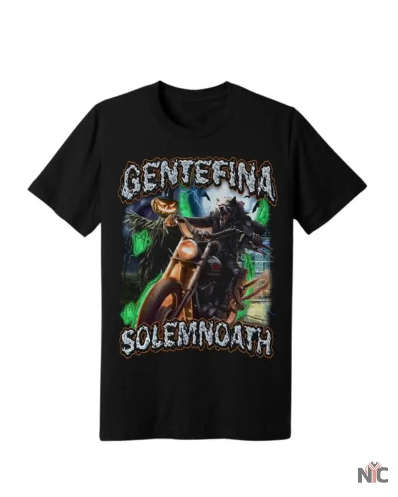 Gente Fina X Solemn Oath Biker Tee Clanton Jacket