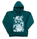 Ghibli Gang Green Fleece Hoodie Clanton Jacket
