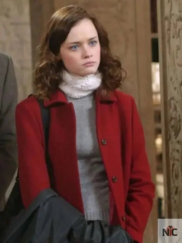 Gilmore Girls S05 Rory Gilmore Red Coat Clanton Jacket