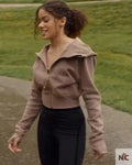 Ginny & Georgia Ginny Miller Brown Hoodie Clanton Jacket