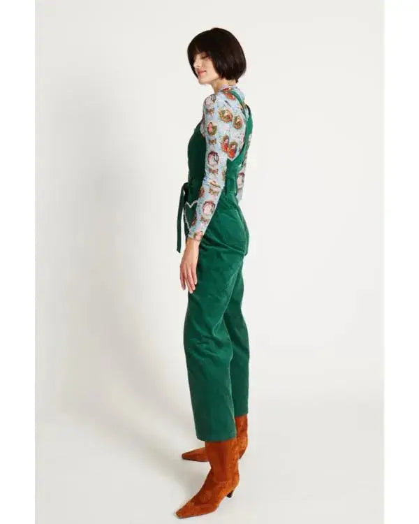 Girl Meets Farm S15 Molly Yeh Green Heart Pocket Jumpsuit