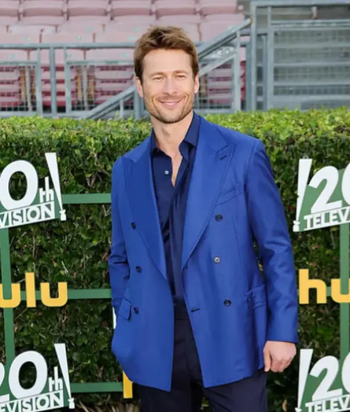 Glen Powell Red Carpet Premiere Of Hulu’s Chad Powers Blazer USA Jackets