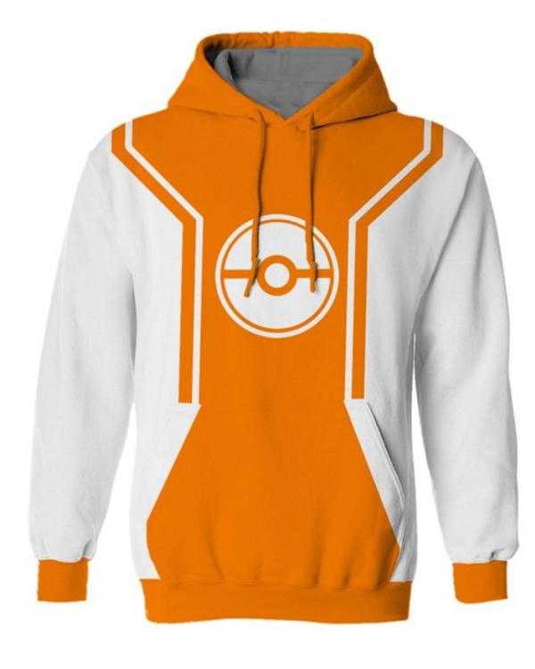 Pokemon Trainer Orange Hoodie