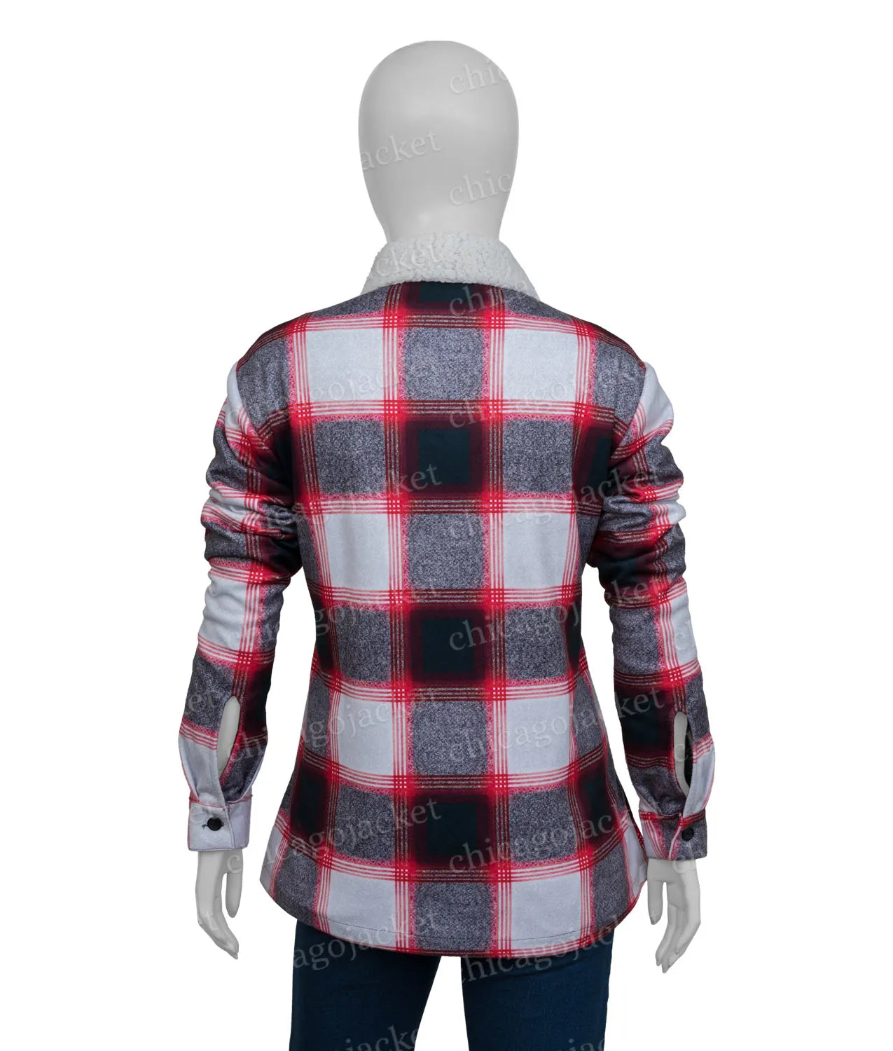 Godmothered Jillian Bell Plaid Jacket