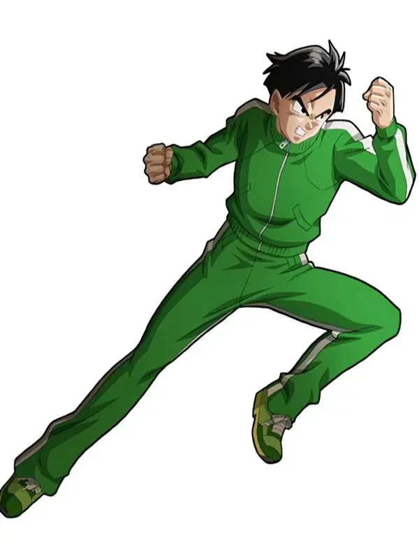 Gohan Green Tracksuit of Dragon Ball Z Clanton Jacket