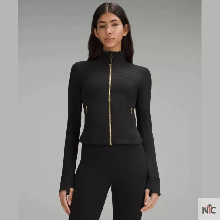 Gold Zipper Lululemon Jacket Clanton Jacket