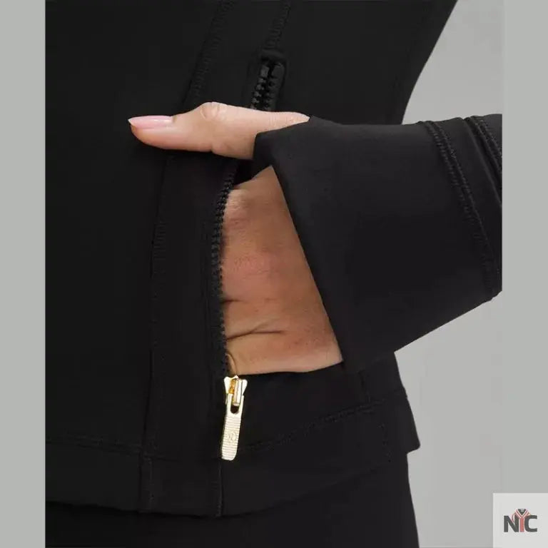 Gold Zipper Lululemon Jacket Clanton Jacket