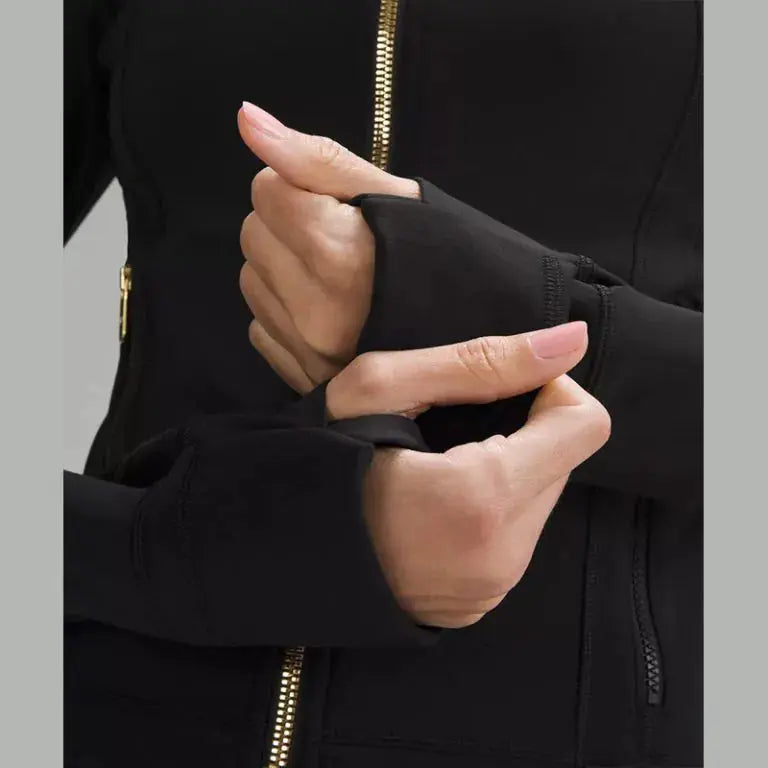Gold Zipper Lululemon Jacket Clanton Jacket