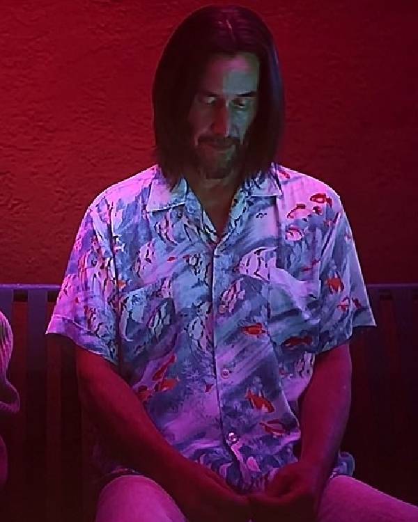 Good Fortune 2025 Keanu Reeves Fish Printed Shirt