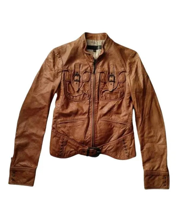 Gossip Girl Blake Lively Brown Jacket