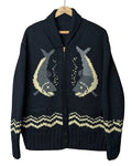 Gossip Girl Ed Westwick Sharks Zip Up Cardigan