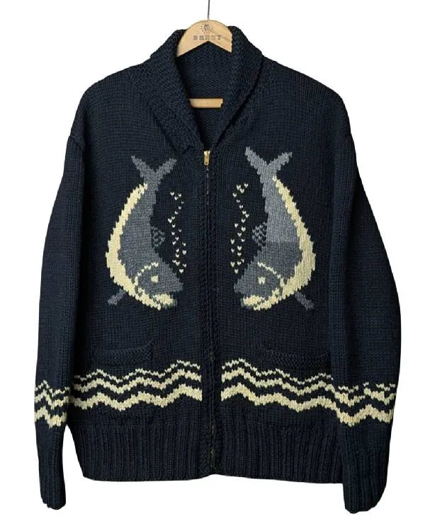 Gossip Girl Ed Westwick Sharks Zip Up Cardigan