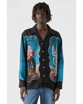 Great British Bake Off S16 Noel Fielding Cactus Print Shirt