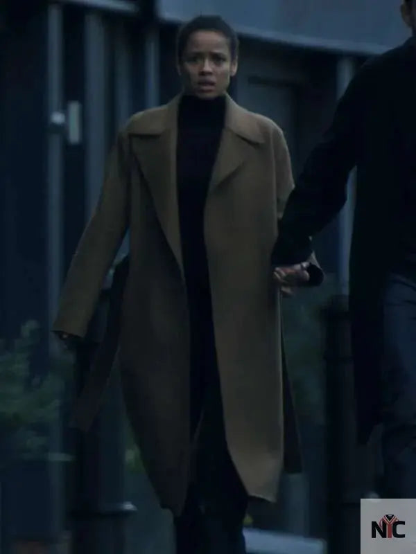 Gugu Mbatha-Raw Surface S02 Brown Coat Clanton Jacket