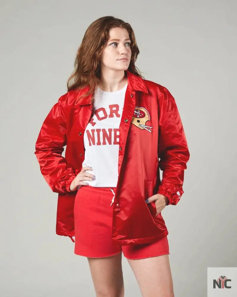 HOMAGE X Starter 49ers Coach’s Jacket Clanton Jacket