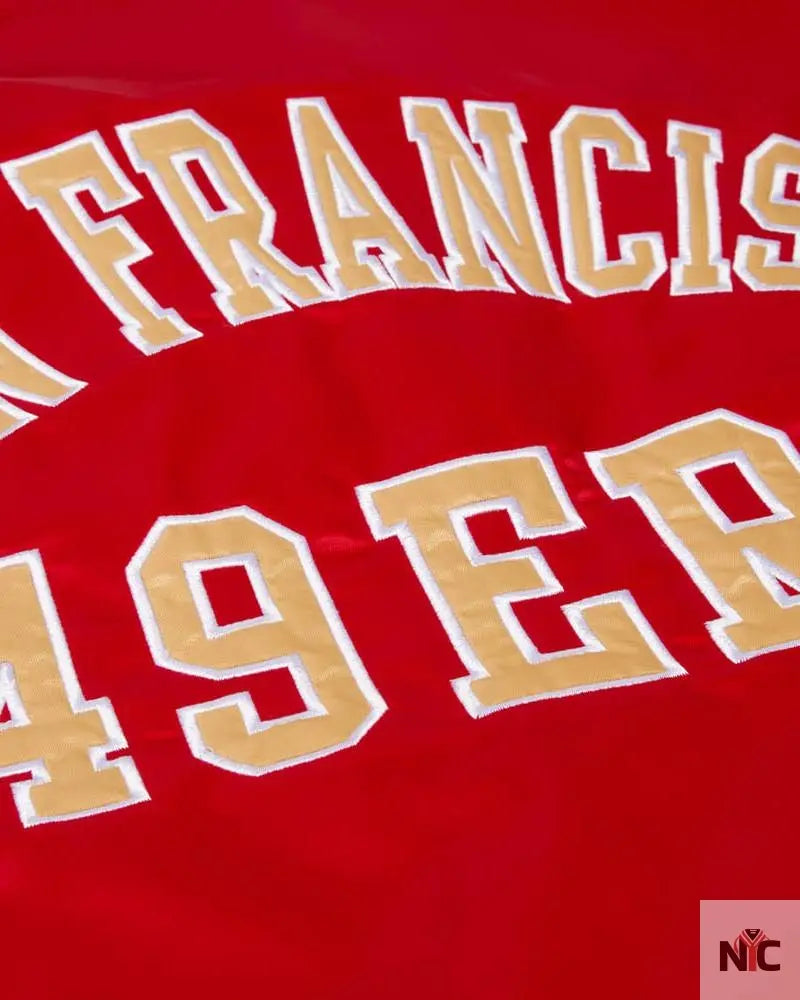 HOMAGE X Starter 49ers Coach’s Jacket Clanton Jacket