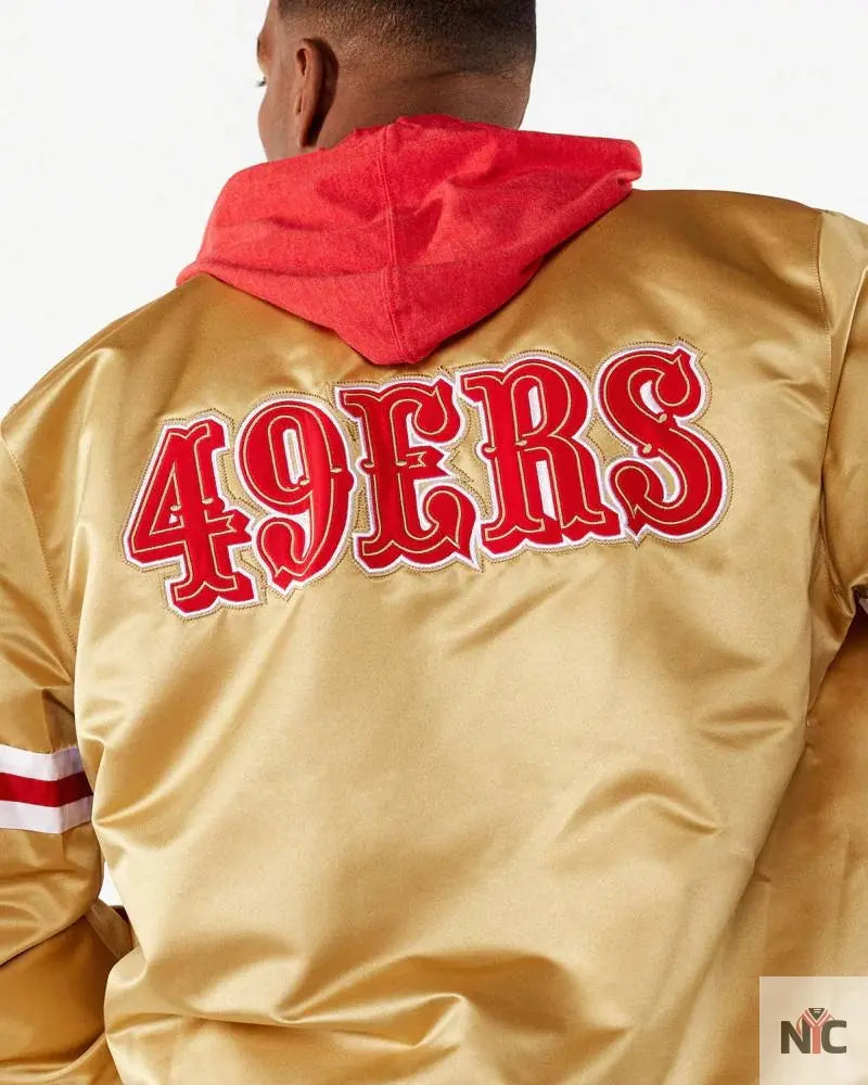 HOMAGE X Starter 49ers Heavyweight Satin Jacket Clanton Jacket