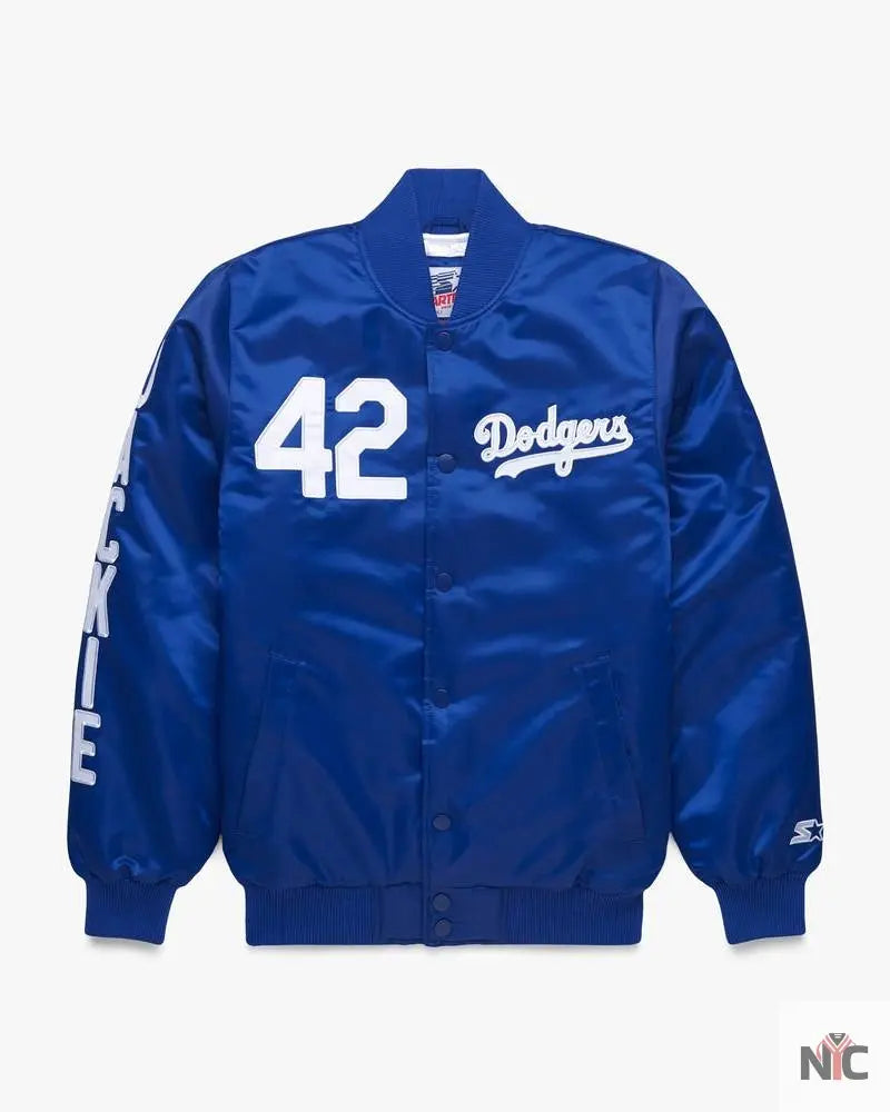 HOMAGE x Starter Jackie Robinson Satin Jacket Clanton Jacket