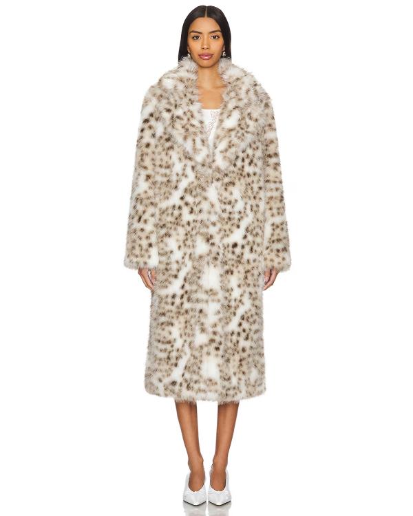 Hacks S05 Jean Smart Printed Faux Fur Coat WorthVee