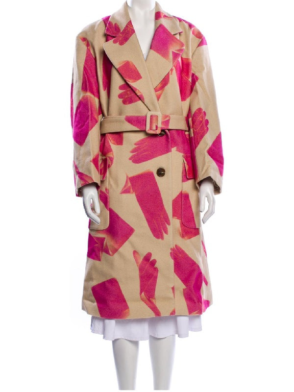 Hacks S5 Jean Smart Floral Print Trench Coat WorthVee