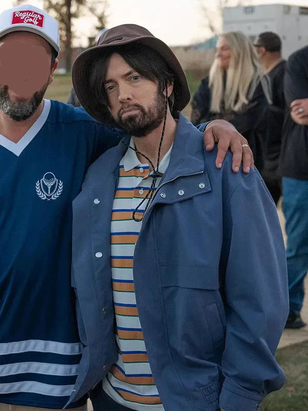 Happy Gilmore 2 Eminem Blue Cotton Jacket Clanton Jacket