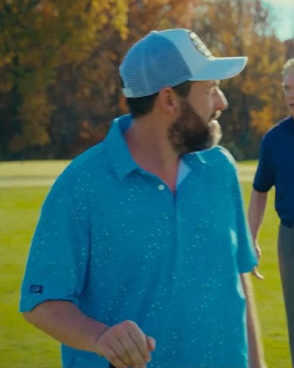 Happy Gilmore 2 Adam Sandler Blue Polo Shirt Clanton Jacket